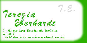 terezia eberhardt business card